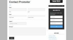 contact promoter form
